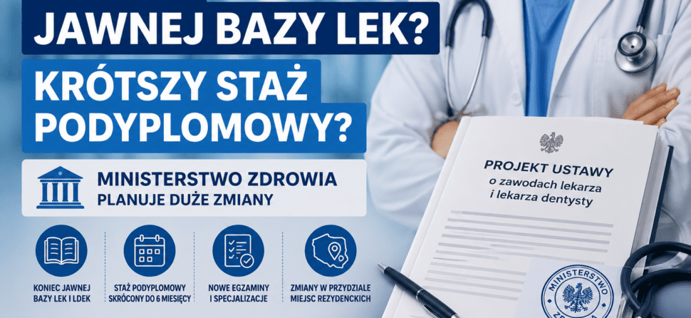 Koniec jawnej bazy pytań LEK i krótszy staż podyplomowy?